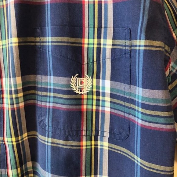 Men's Chaps Easy Care Plaid Shirt XL - Picture 3 of 5